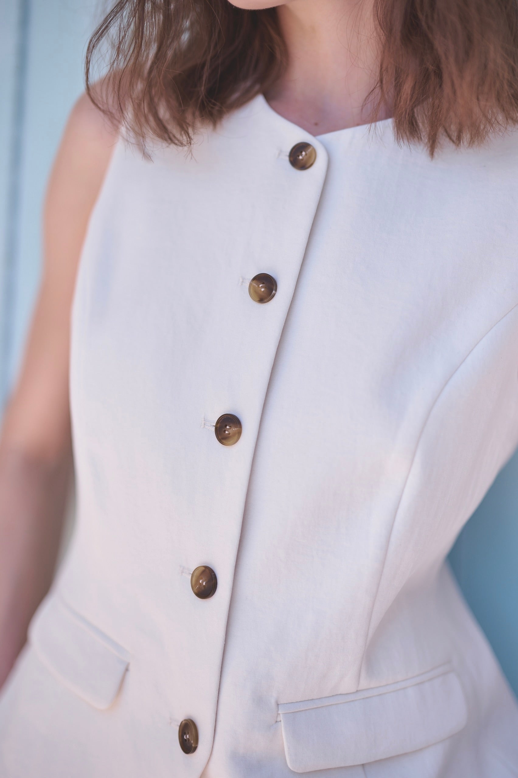 Miranda Vest <br>-Ivory-