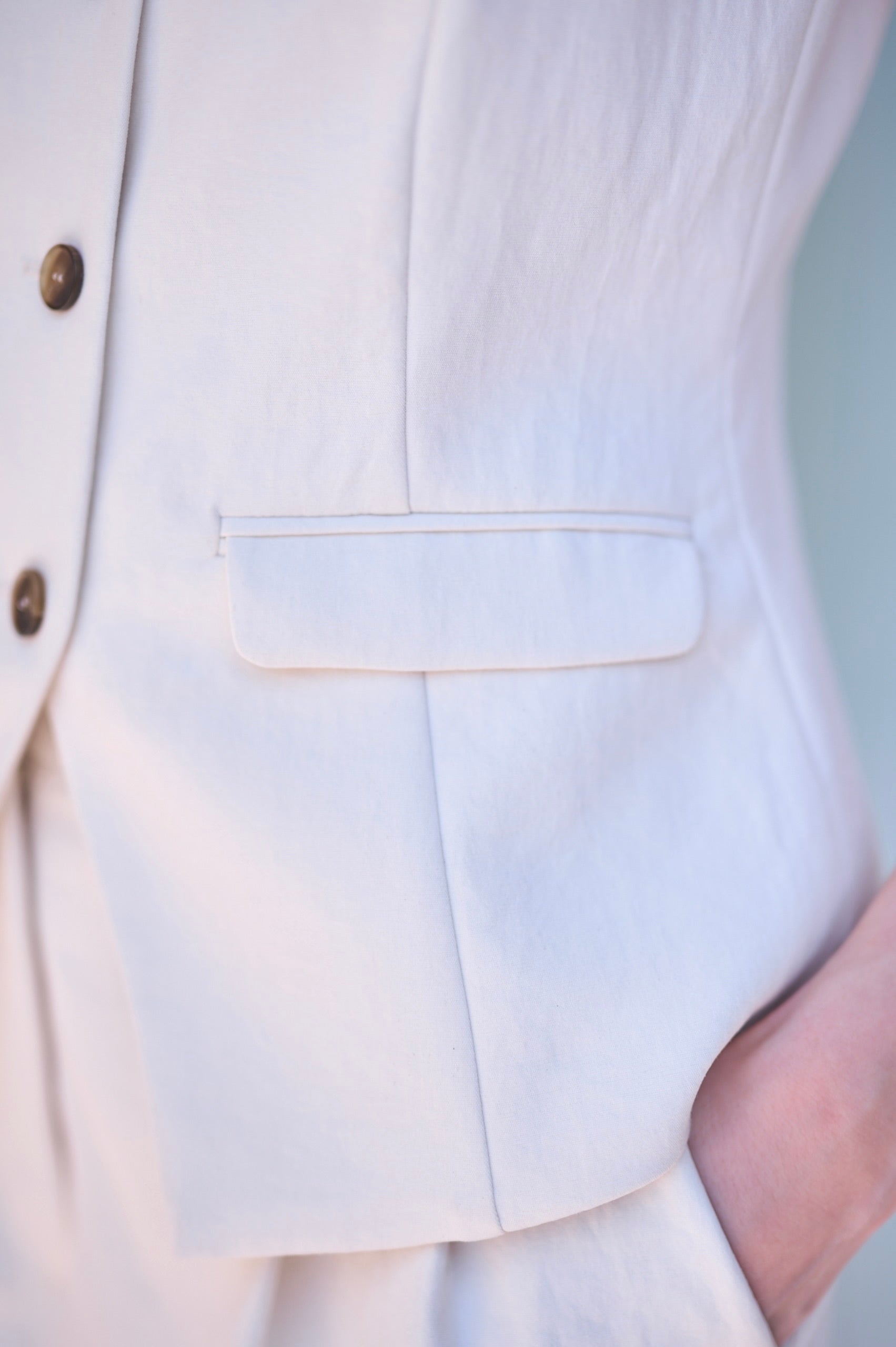 Miranda Vest <br>-Ivory-