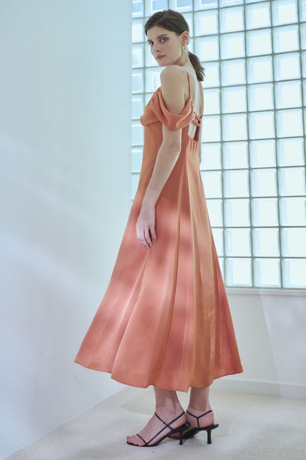 Gloria Dress <br> -Orange-