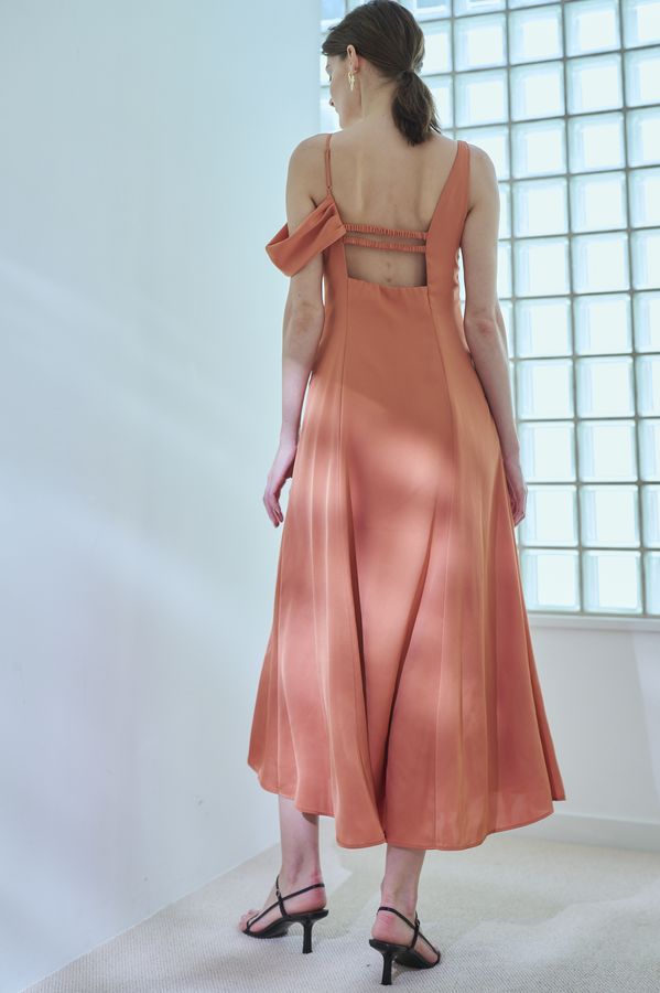 Gloria Dress <br> -Orange-
