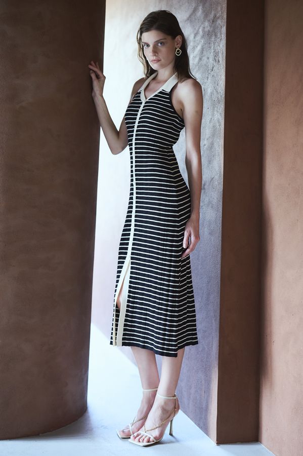 Gillian Knit Dress <br>-Boder-