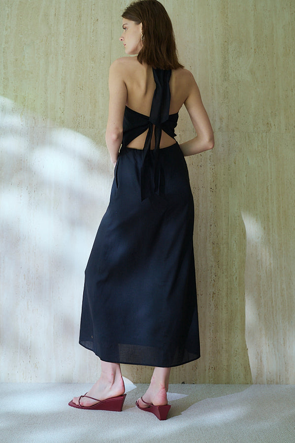 Agrigento Dress <br>-Black-