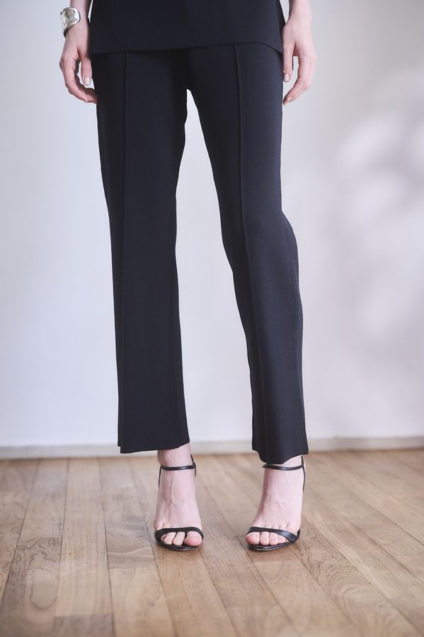 【Michiko Yamawaki×Estella.K】Off-Shoulder Knit Set <br>-Black-  S/M 2size