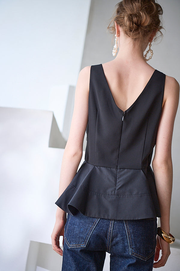 Bianca Lace Top <br> -Black-