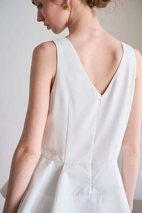 Bianca Lace Top <br> -White-