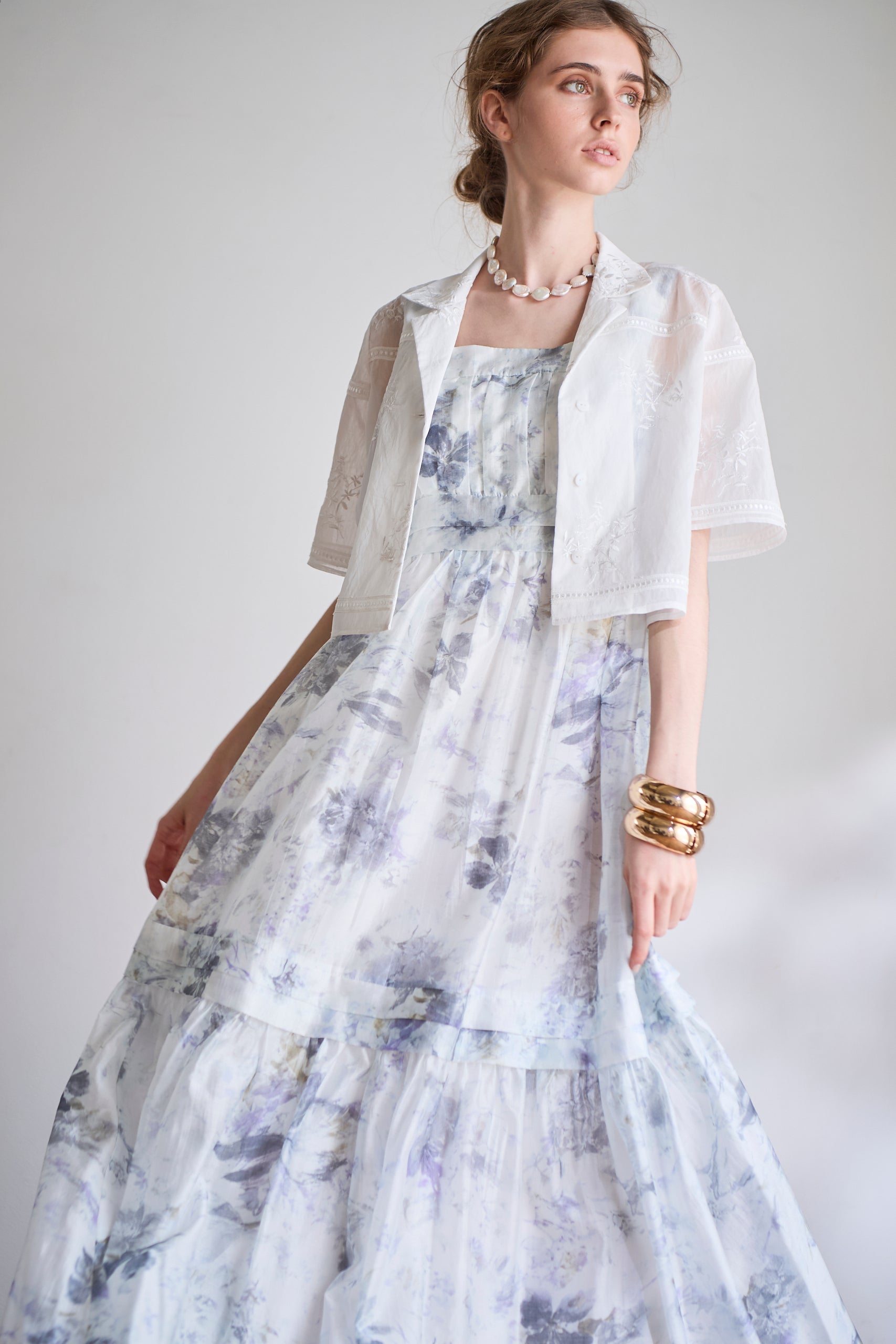 Dolce Vita Lace Shirt<br> -White-