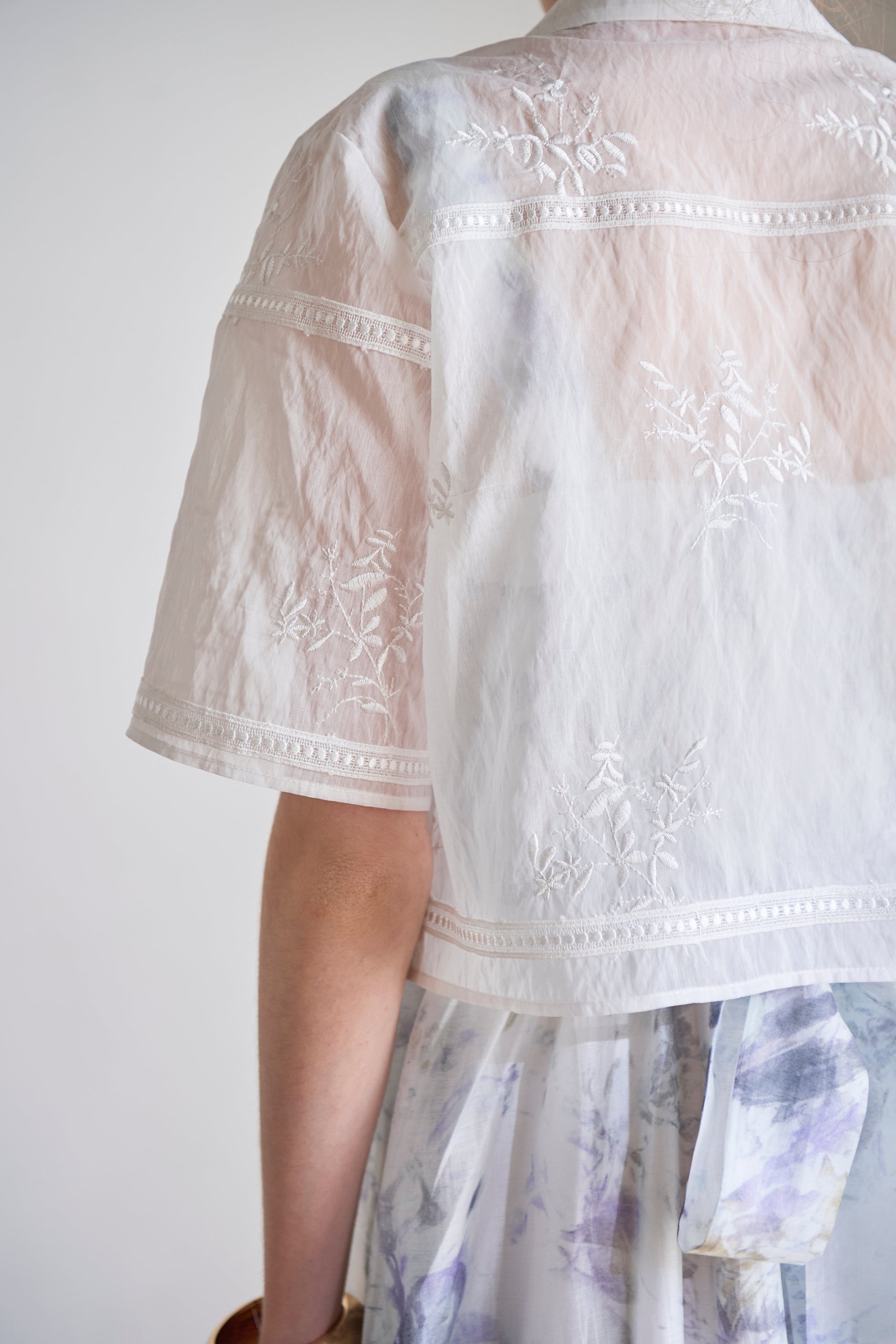 Dolce Vita Lace Shirt<br> -White-