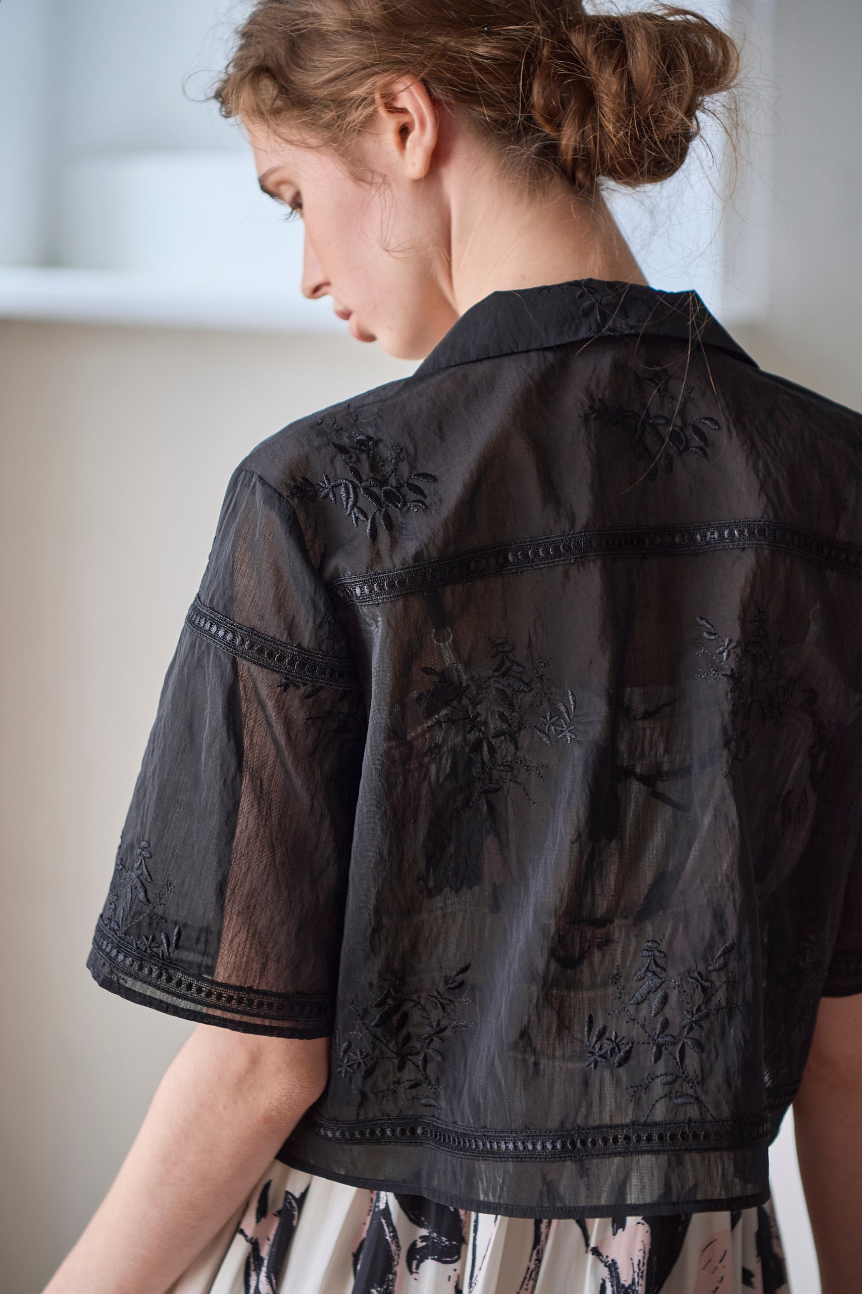 Dolce Vita Lace Shirt<br> -Black-