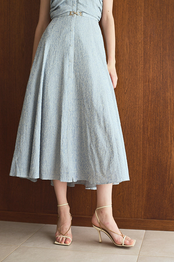 Delina Belted Dress<br> -Blue.st-