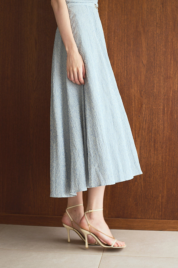 Delina Belted Dress<br> -Blue.st-