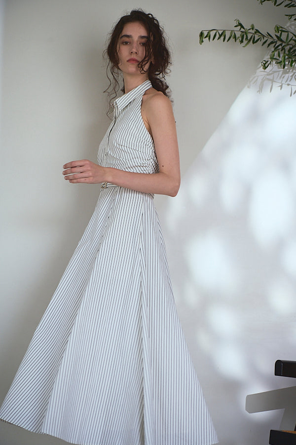 Delina Belted Dress<br> -Black.st-