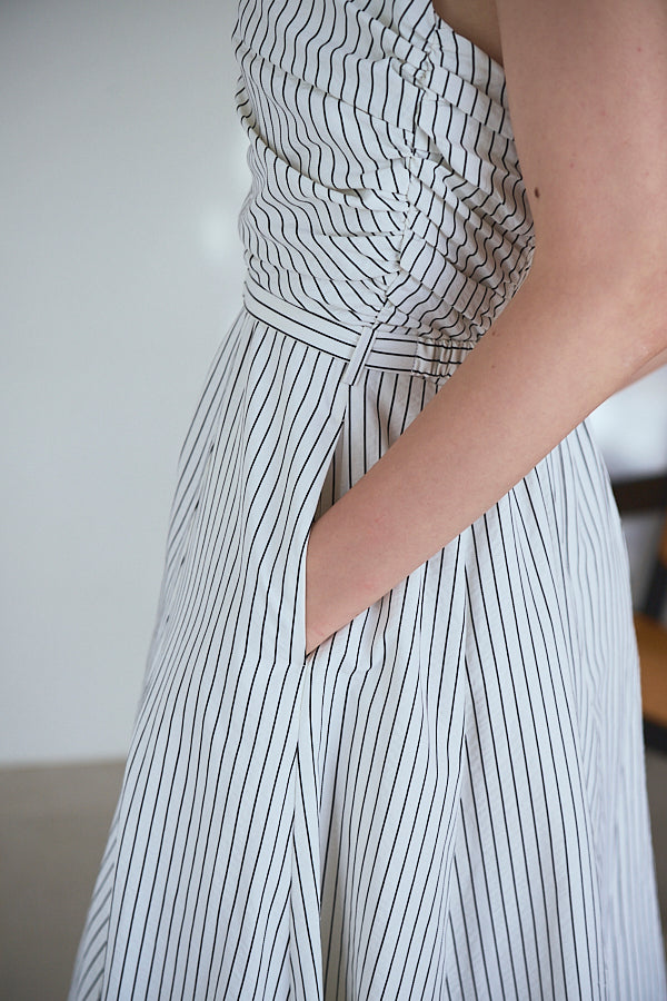 Delina Belted Dress<br> -Black.st-