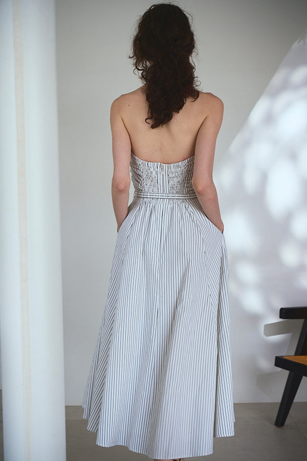 Delina Belted Dress<br> -Black.st-