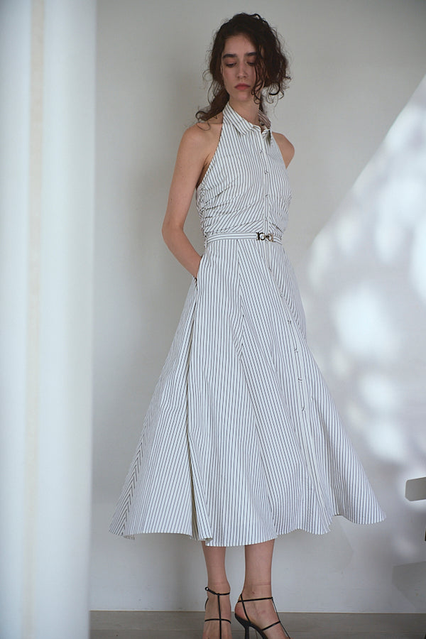 Delina Belted Dress<br> -Black.st-