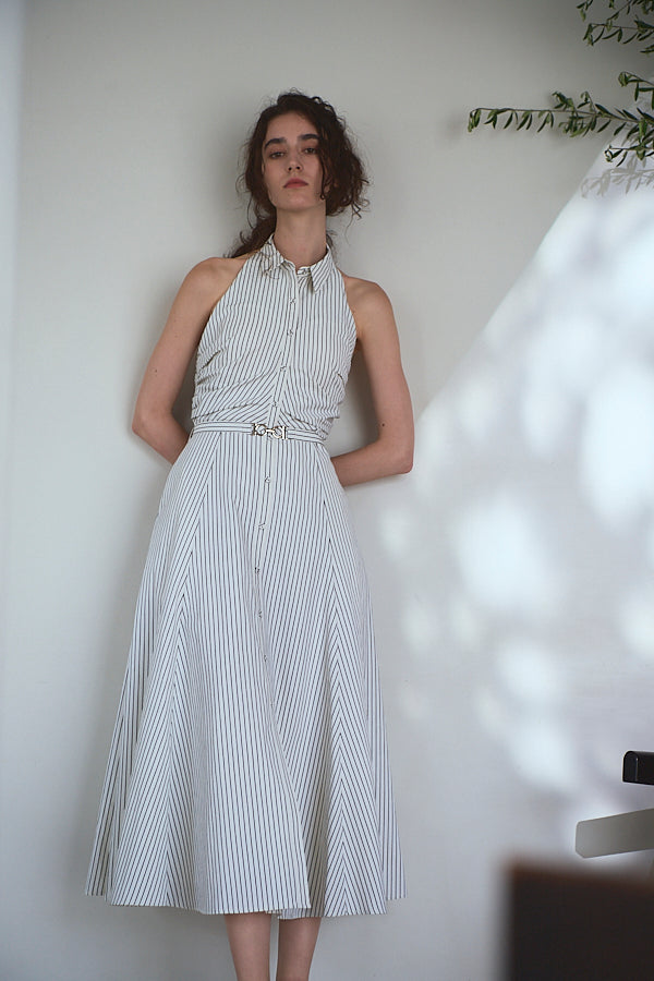 Delina Belted Dress<br> -Black.st-