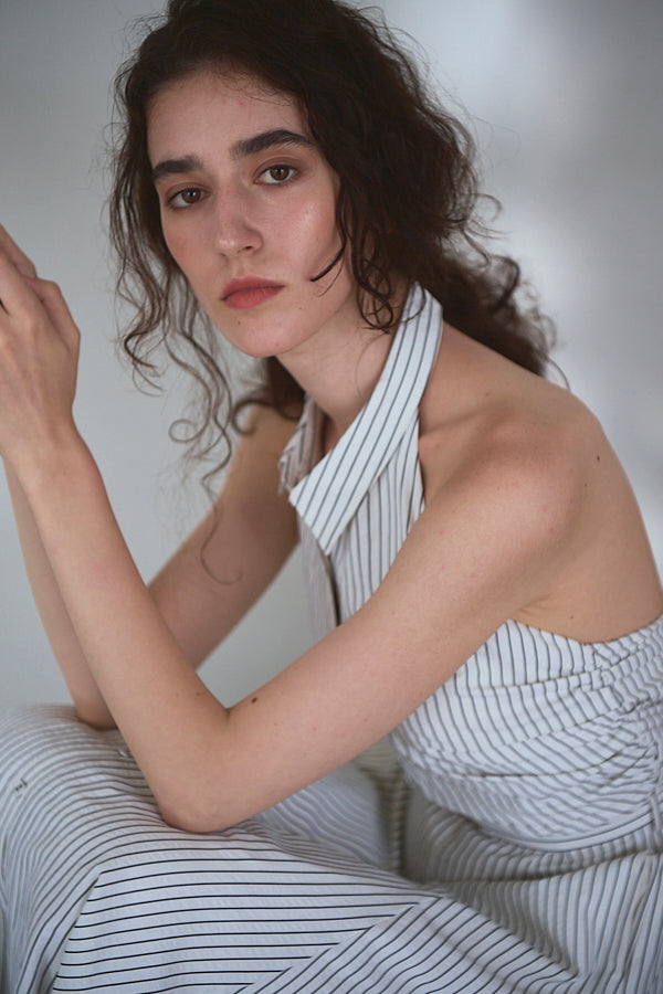 Delina Belted Dress<br> -Black.st-