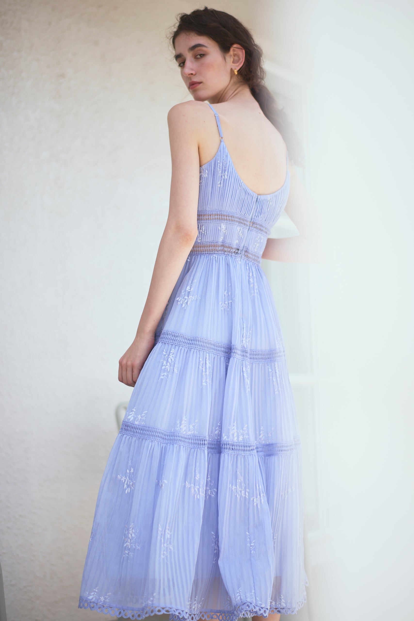 Dolce Vita Pleated Dress<br> -Lavender-