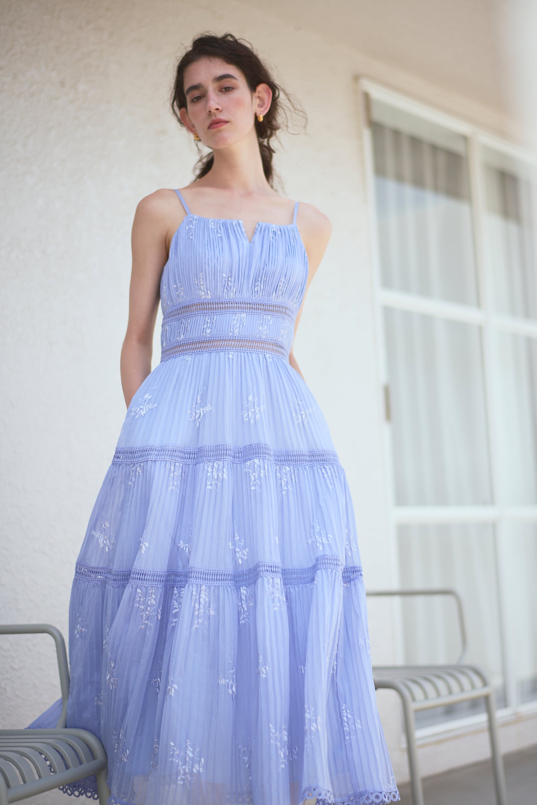 Dolce Vita Pleated Dress<br> -Lavender-