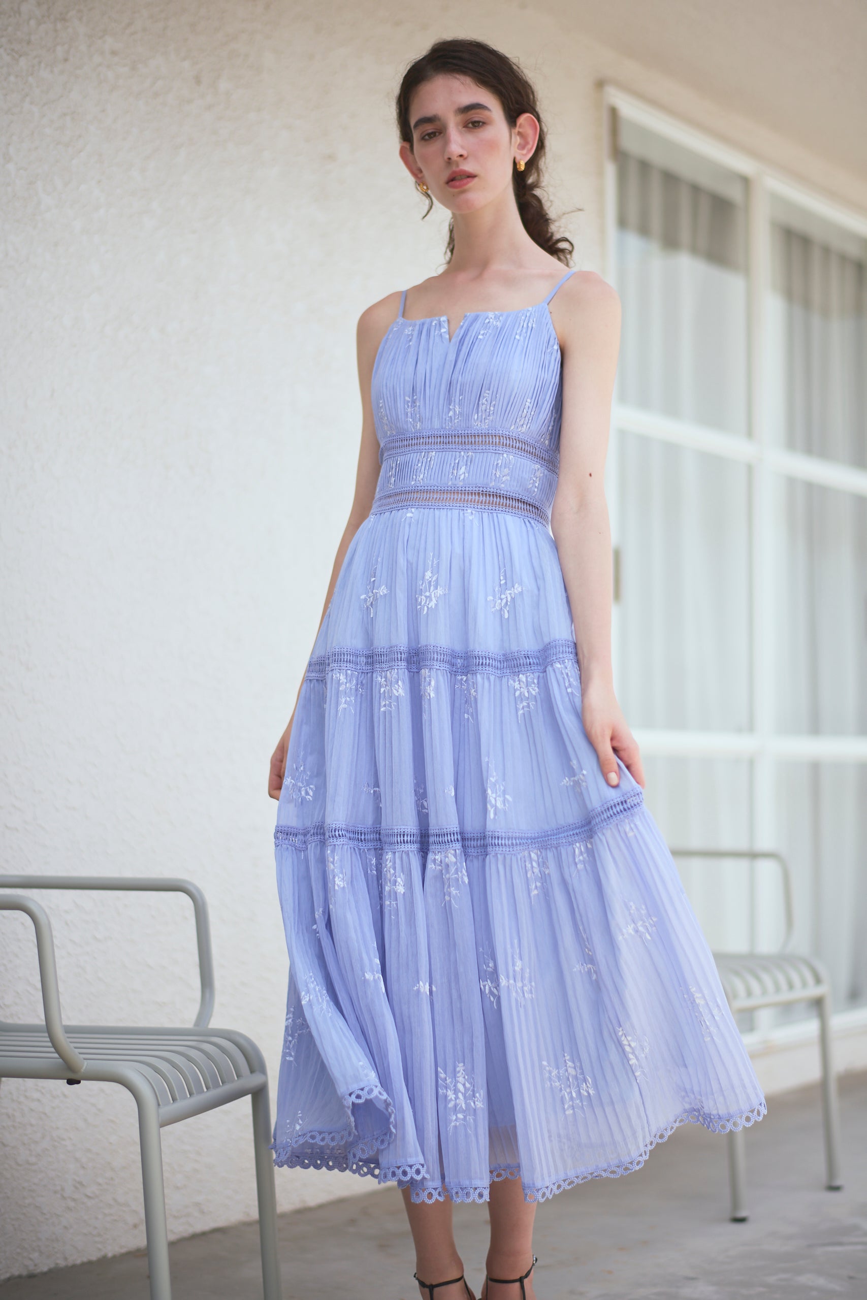 Dolce Vita Pleated Dress<br> -Lavender-