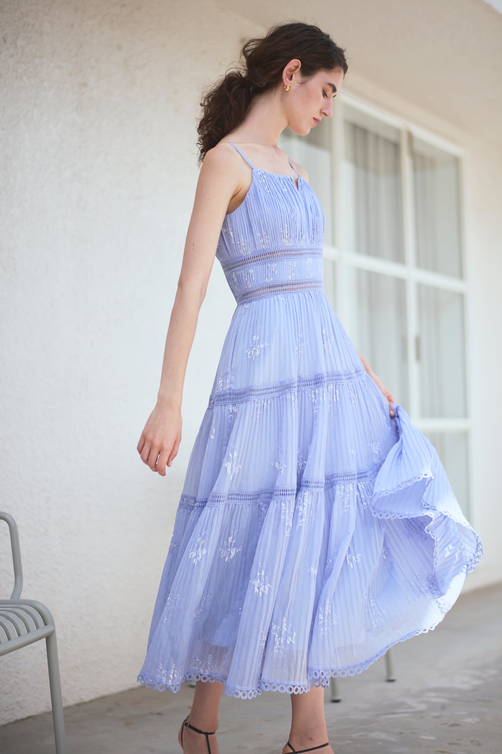 Dolce Vita Pleated Dress<br> -Lavender-