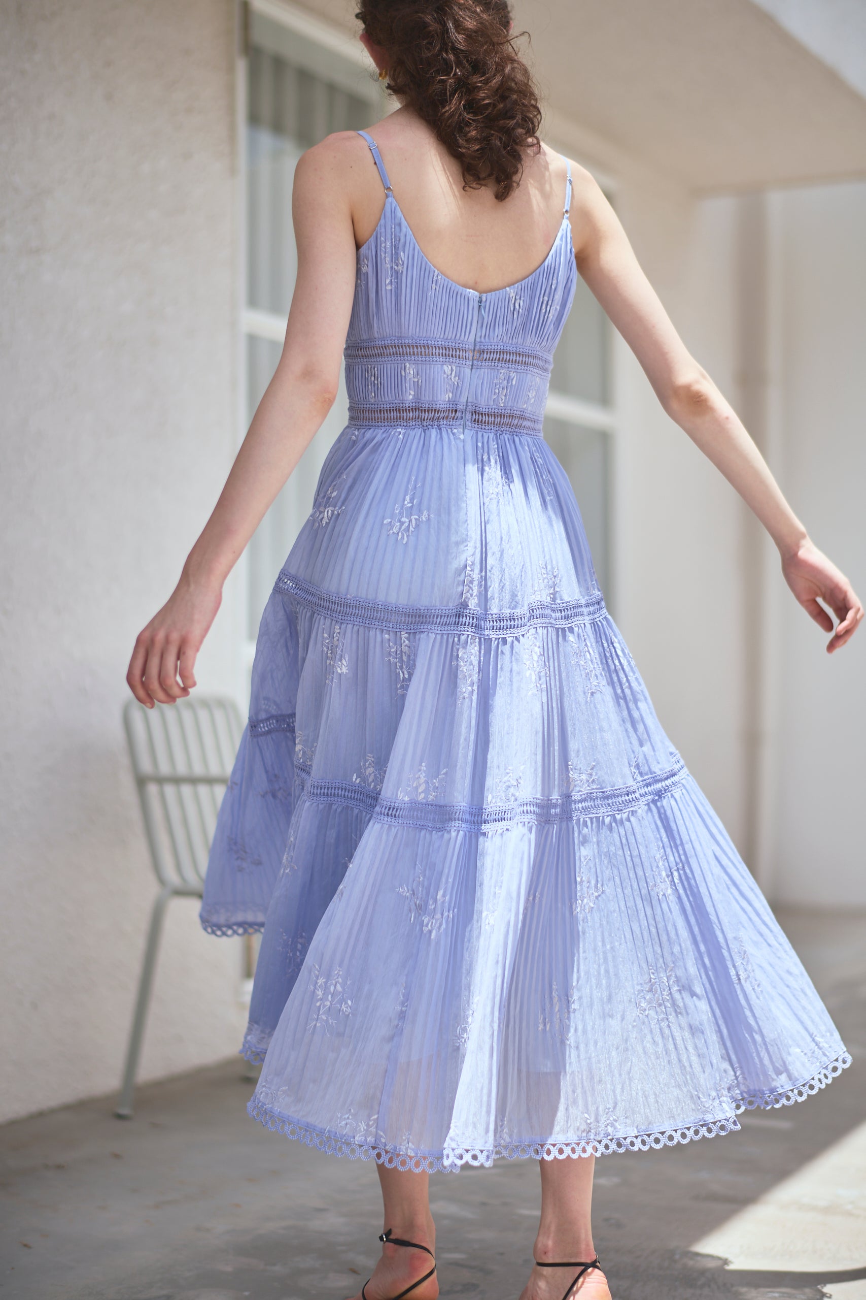 Dolce Vita Pleated Dress<br> -Lavender-