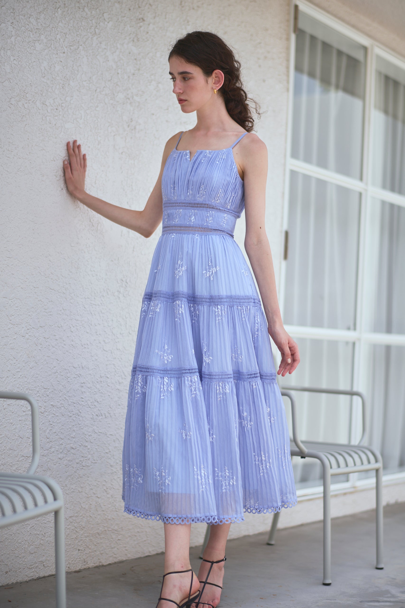 Dolce Vita Pleated Dress<br> -Lavender-