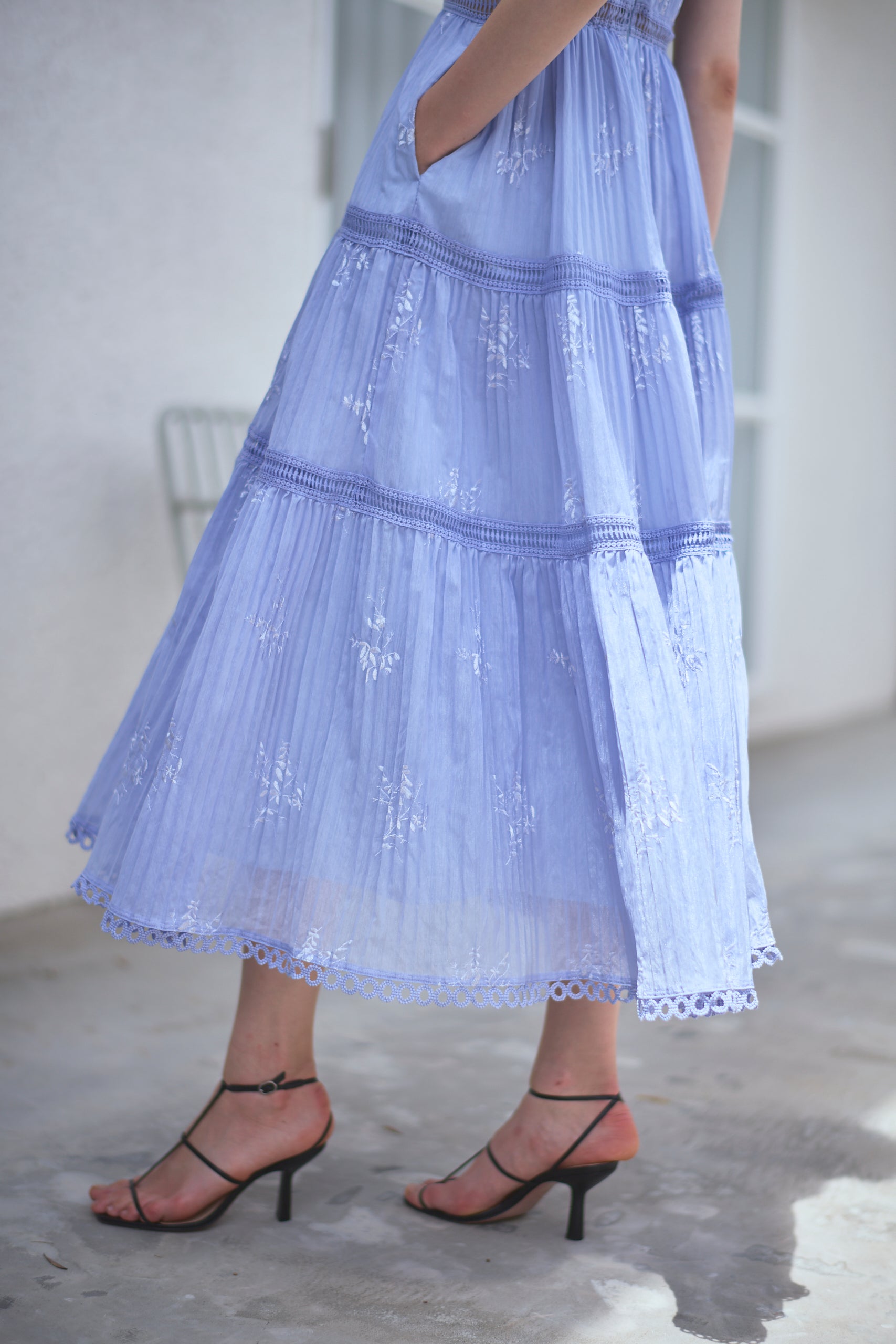 Dolce Vita Pleated Dress<br> -Lavender-