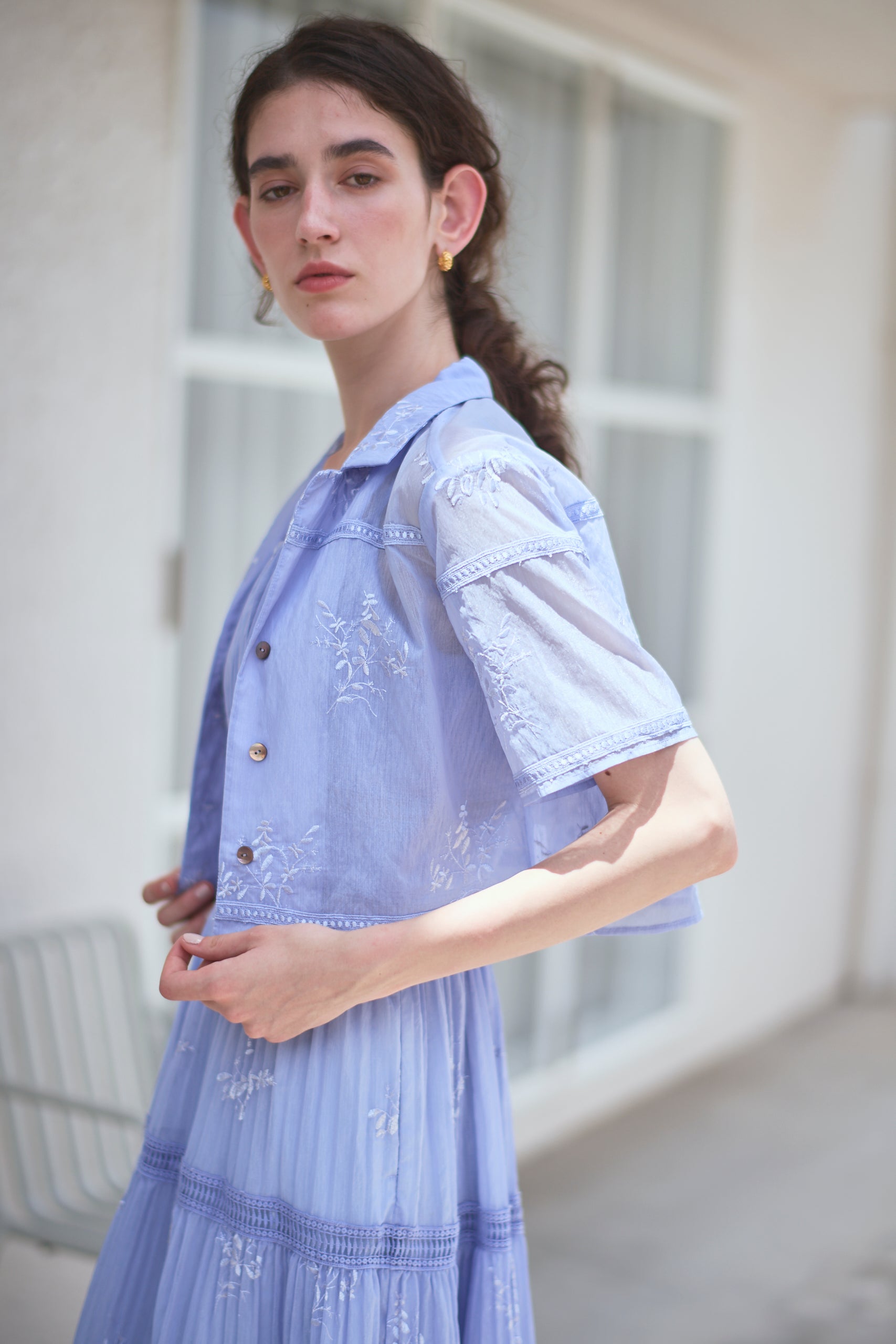 Dolce Vita Lace Shirt<br> -Lavender-
