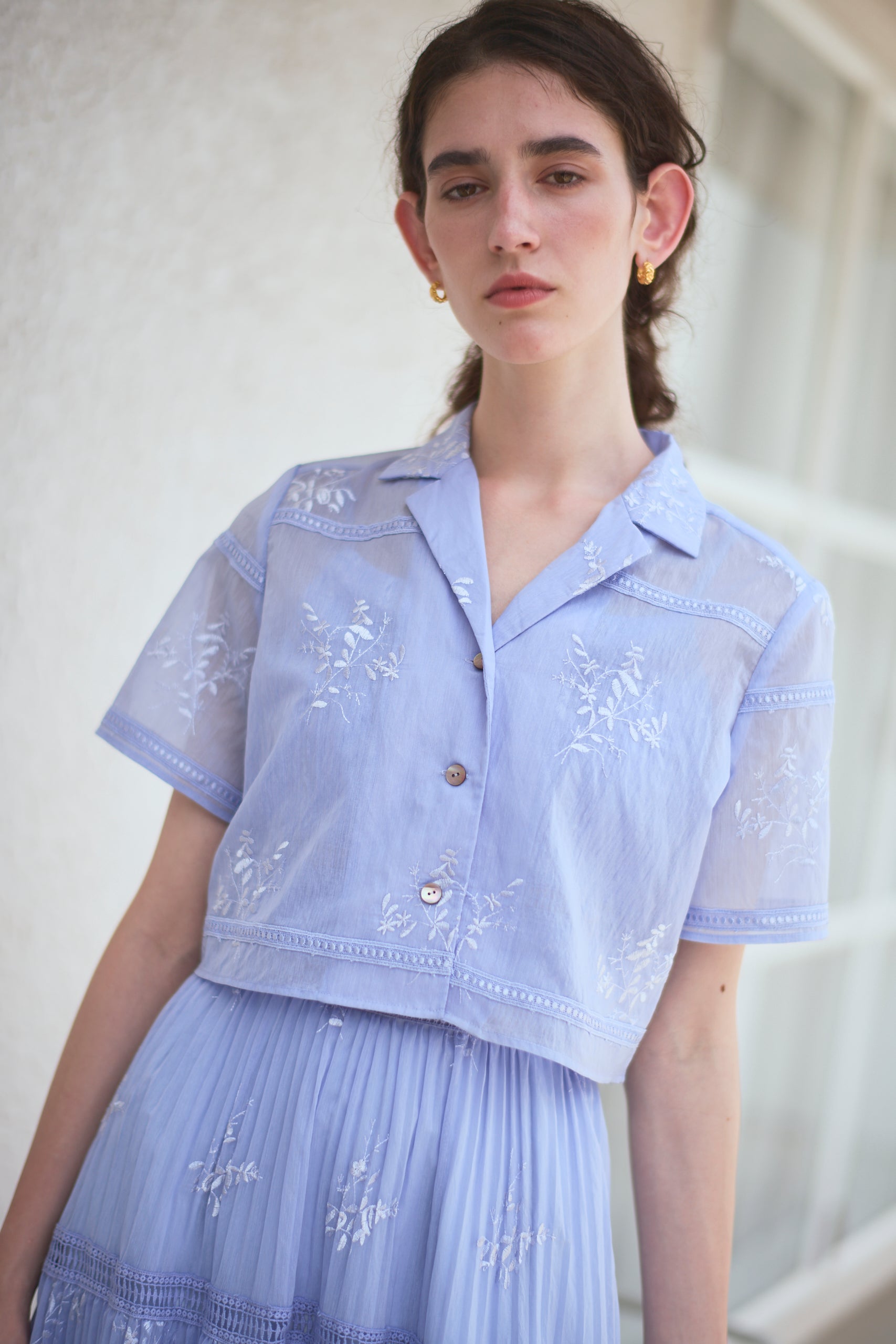 Dolce Vita Lace Shirt<br> -Lavender-