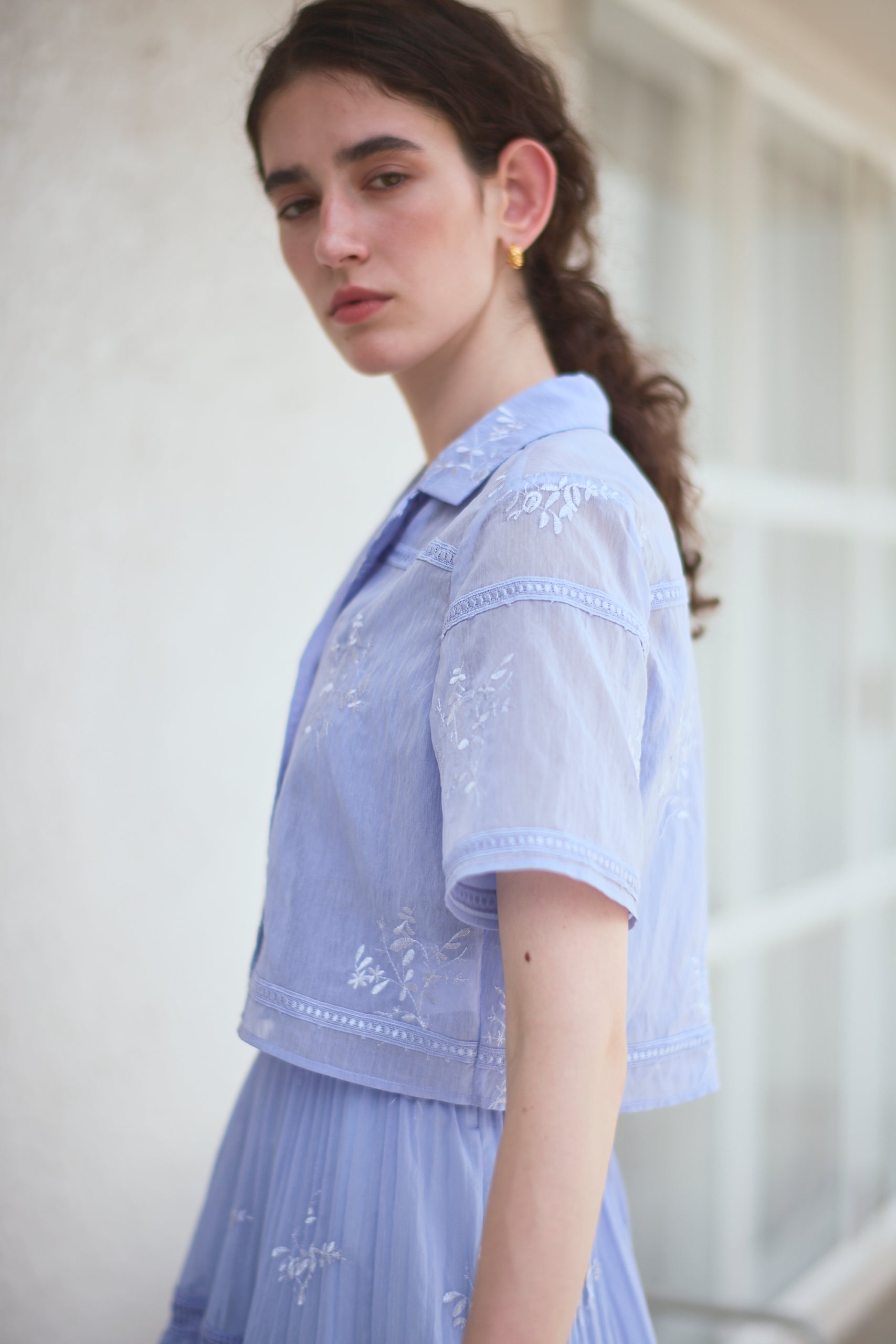 Dolce Vita Lace Shirt<br> -Lavender-