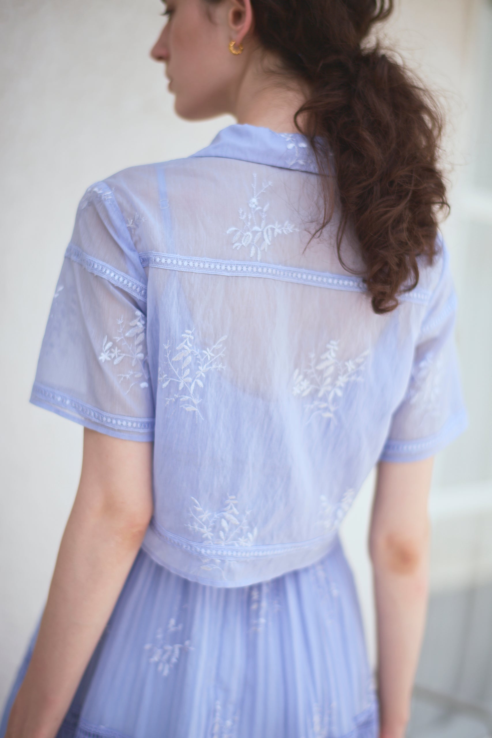 Dolce Vita Lace Shirt<br> -Lavender-
