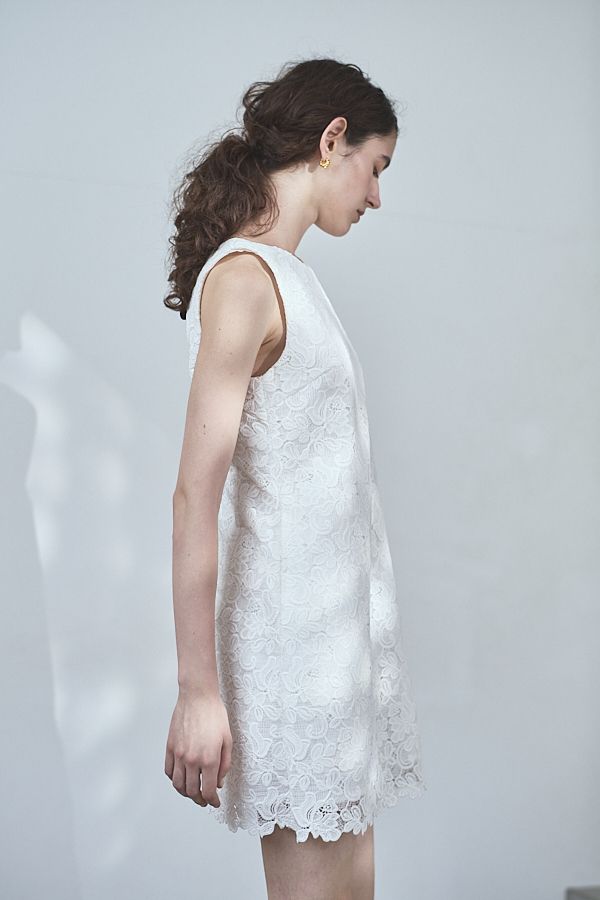 Alice Mini Lace Dress   <br> -WHT-