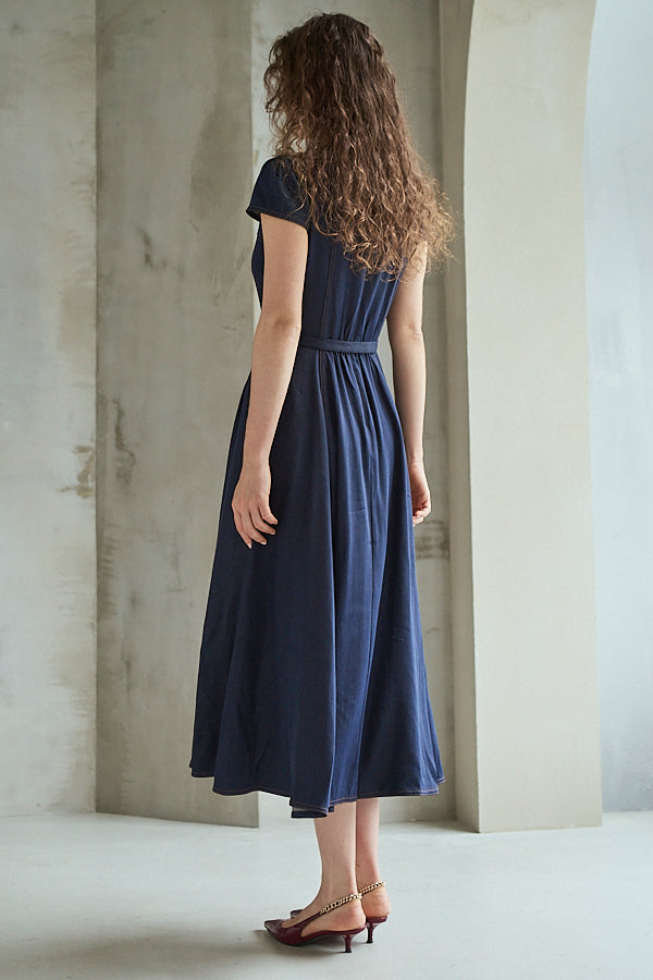 Hazel Denim Dress<br>-Indigo-