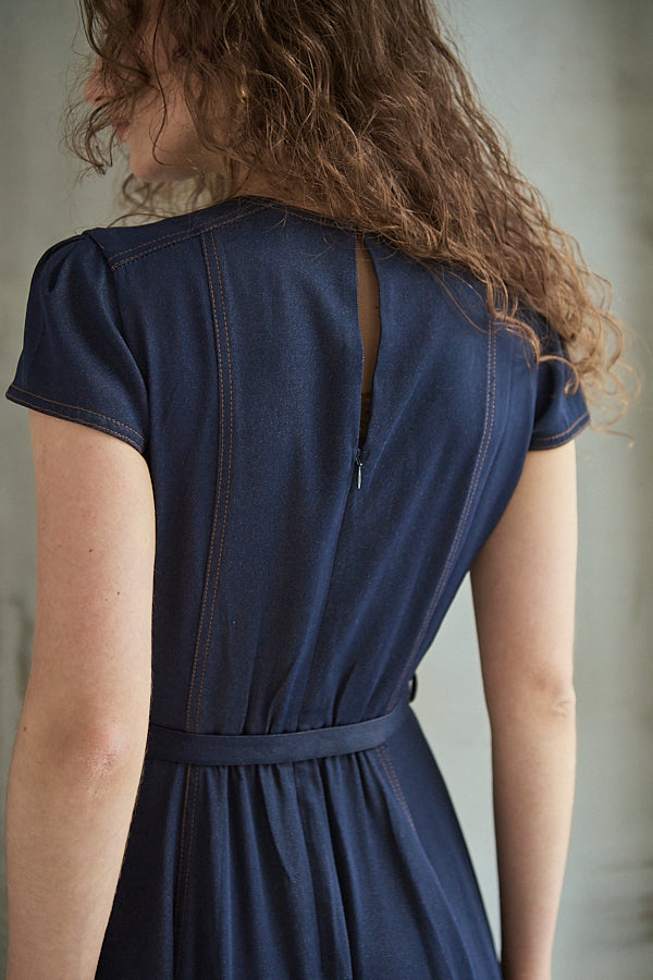 Hazel Denim Dress<br>-Indigo-