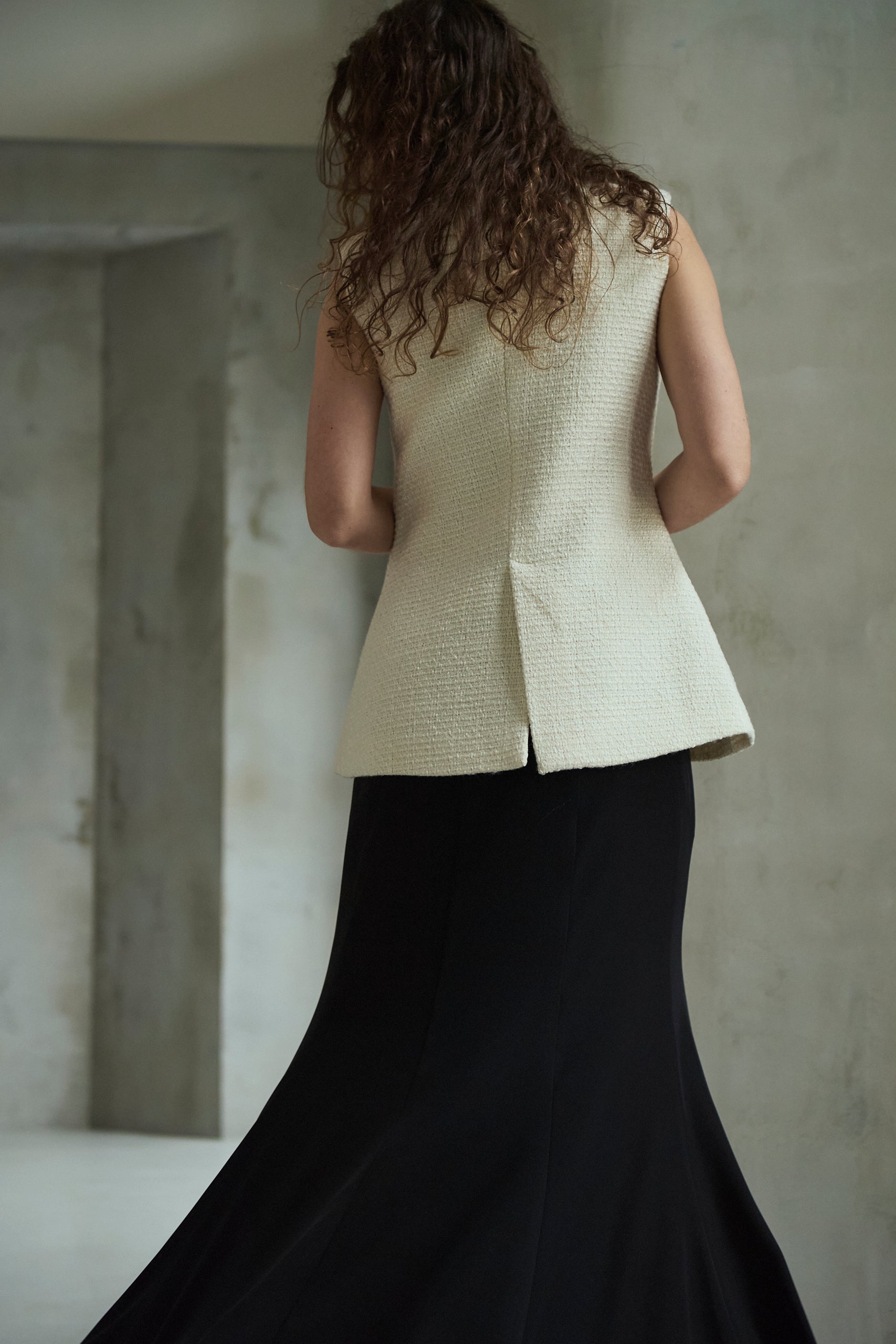 Mabel Vest2 <br>-Off white-