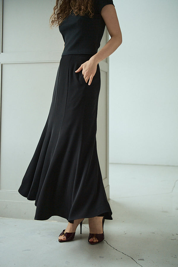 Robe Skirt -Black- 2size