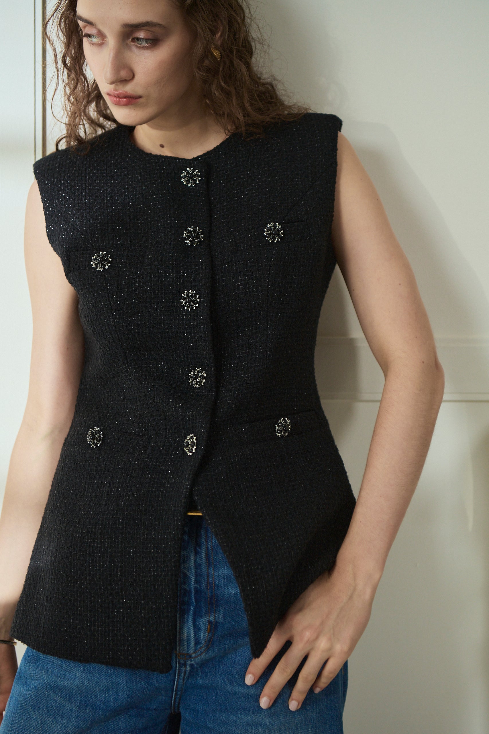 Mabel Vest2 <br>-Black-