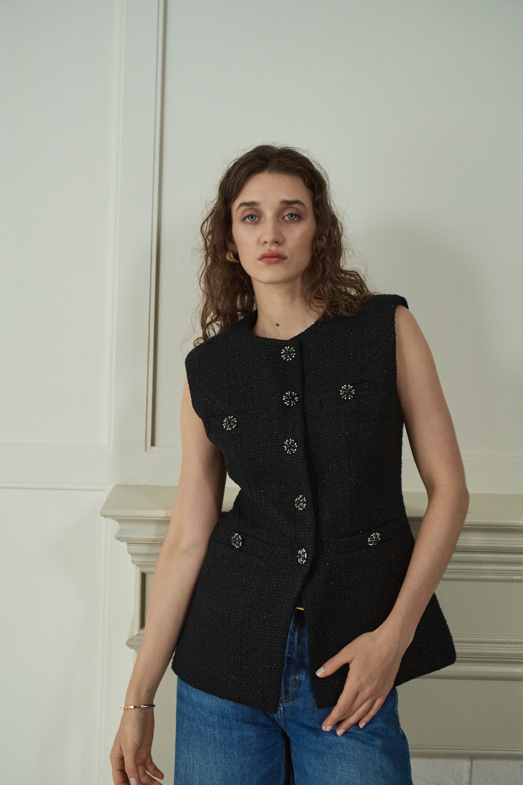 Mabel Vest2 <br>-Black-