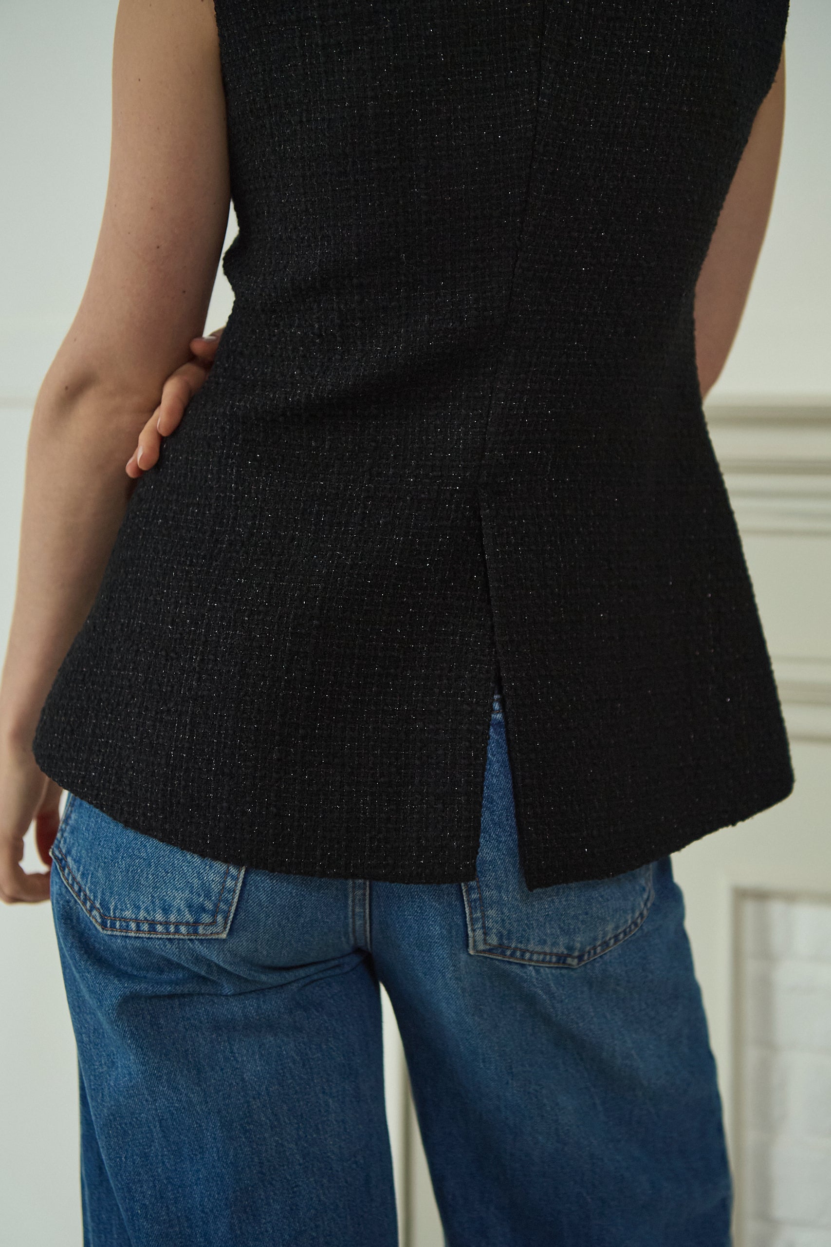 Mabel Vest2 <br>-Black-