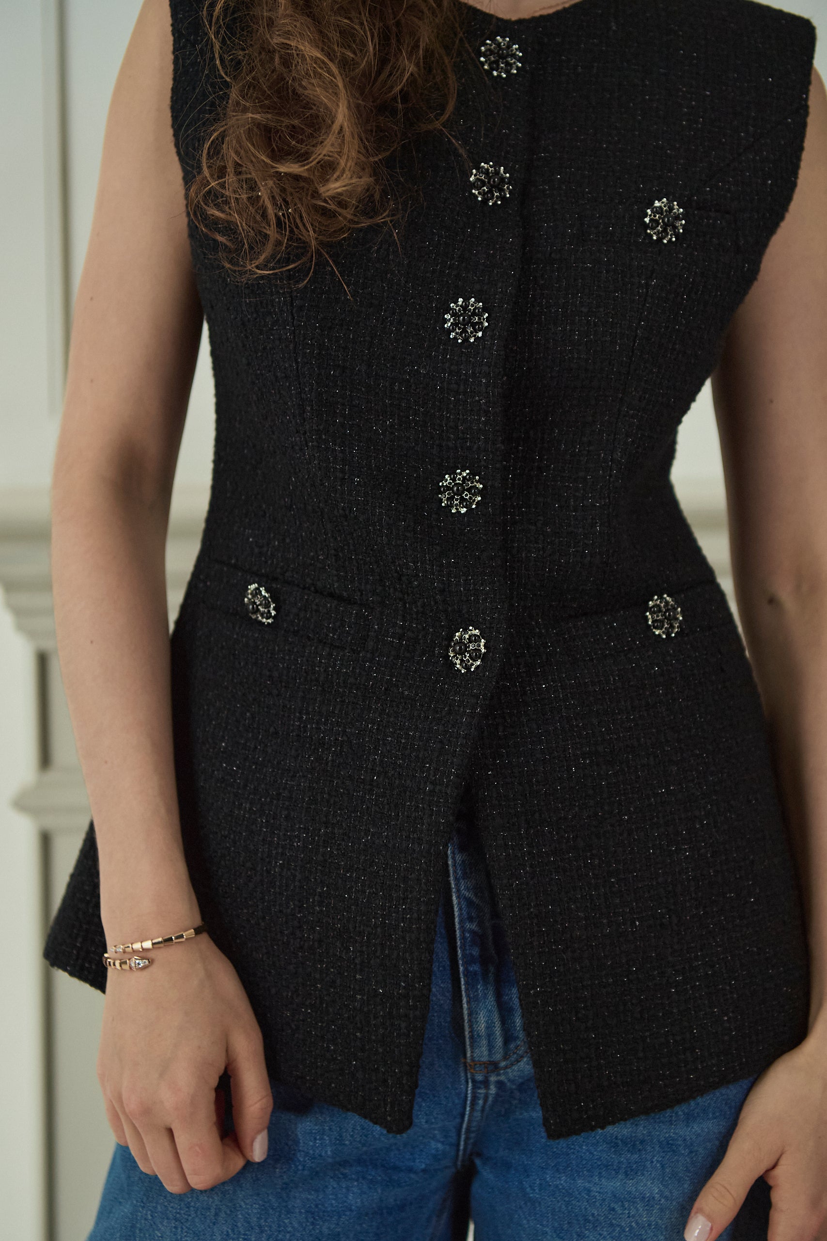 Mabel Vest2 <br>-Black-