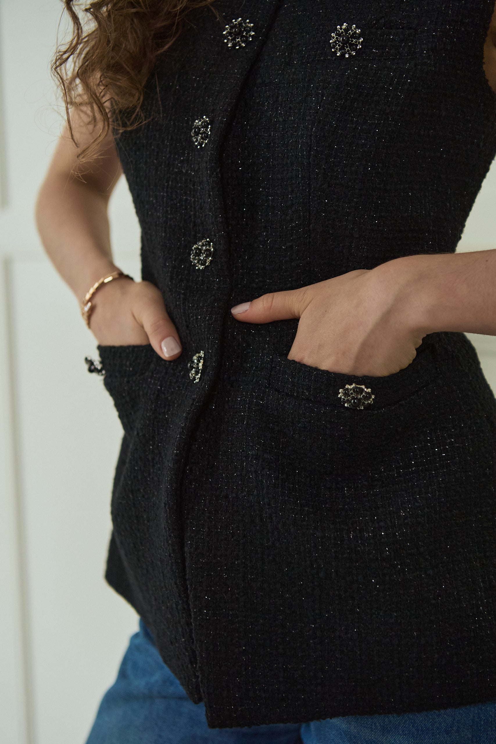 Mabel Vest2 <br>-Black-