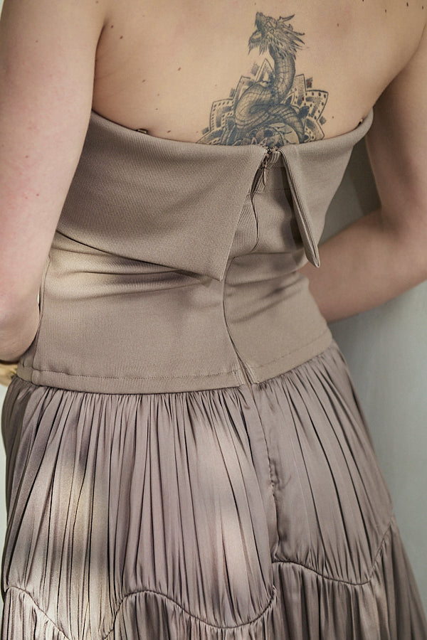 Melinda Dress<br>-Mocha-