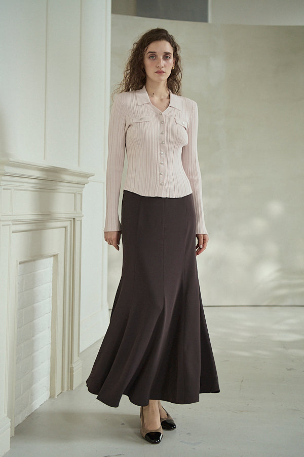 Robe Skirt -Brown- 2size