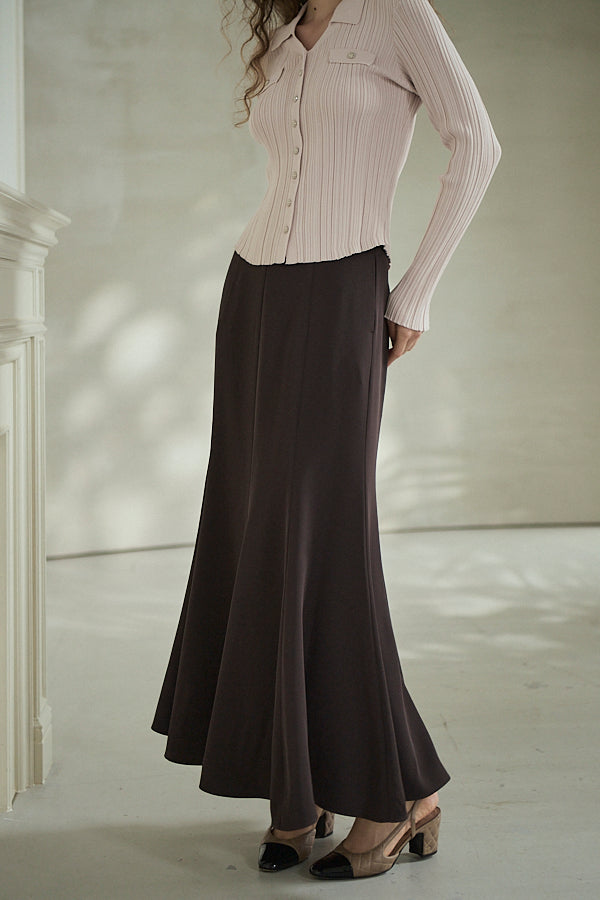 Robe Skirt -Brown- 2size