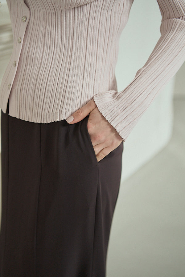 Robe Skirt -Brown- 2size