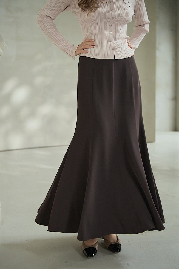 Robe Skirt -Brown- 2size