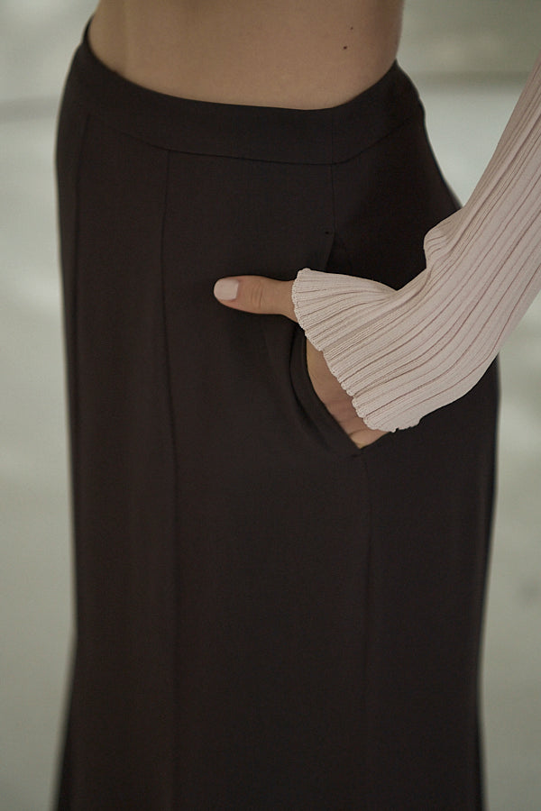 Robe Skirt -Brown- 2size