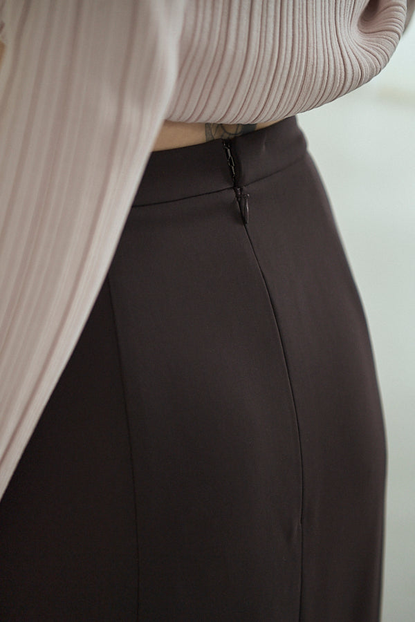 Robe Skirt -Brown- 2size