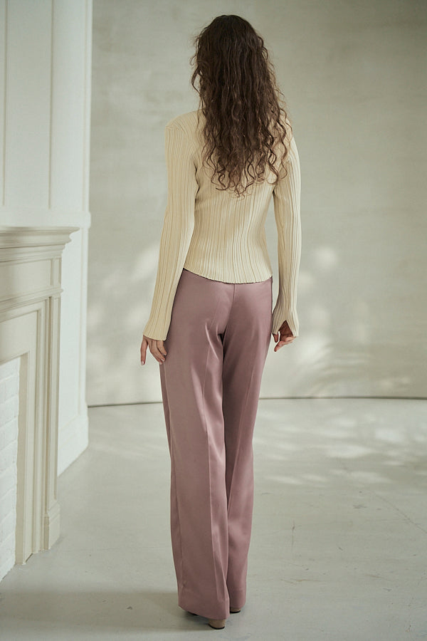 Ciara Satin Pants -Mauve-  S/M 2size