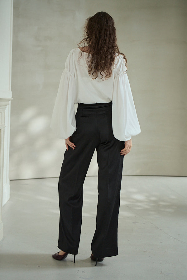 Joplin Sheer Blouse <br>-Off white-